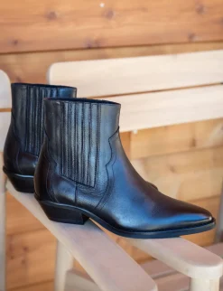 Sale Stivaletti tacco 4cm pelle Donna Stivaletti Tacco Basso