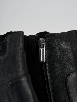 Outlet Stivaletti tacco 7cm pelle Donna Stivaletti Tacco Alto