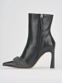 Stivaletti tacco 9cm pelle Donna Stivaletti Tacco Alto