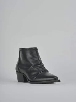 Stivaletti tacco 5cm pelle Donna Stivaletti Tacco Alto