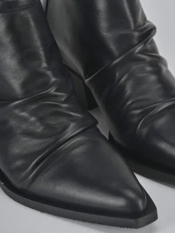 Stivaletti tacco 5cm pelle Donna Stivaletti Tacco Alto