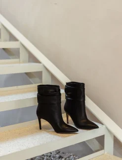 Hot Stivaletti tacco 9cm pelle Donna Stivaletti Tacco Alto