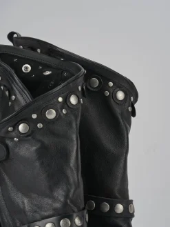 Stivaletti tacco 3cm pelle Donna Stivaletti Tacco Basso