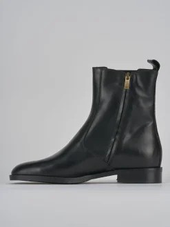 Hot Stivaletti tacco 2cm pelle Donna Stivaletti Tacco Basso