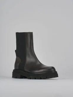 Discount Stivaletti tacco 2cm pelle testa Donna Stivaletti Tacco Basso