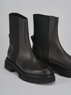 Discount Stivaletti tacco 2cm pelle testa Donna Stivaletti Tacco Basso