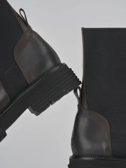 Discount Stivaletti tacco 2cm pelle testa Donna Stivaletti Tacco Basso