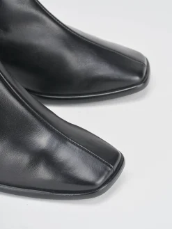 Stivaletti tacco 5cm pelle Donna Stivaletti Tacco Alto