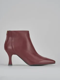 Hot Stivaletti tacco 7cm pelle bordo' Donna Stivaletti Tacco Alto