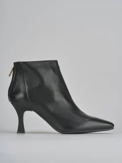 New Stivaletti tacco 7cm pelle Donna Stivaletti Tacco Alto