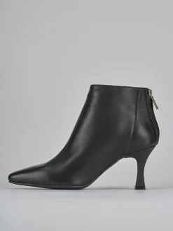 New Stivaletti tacco 7cm pelle Donna Stivaletti Tacco Alto