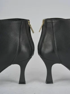 New Stivaletti tacco 7cm pelle Donna Stivaletti Tacco Alto