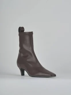 Clearance Stivaletti tacco 5cm pelle testa Donna Stivaletti Tacco Alto