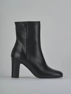 Stivaletti tacco 8cm pelle Donna Stivaletti Tacco Alto