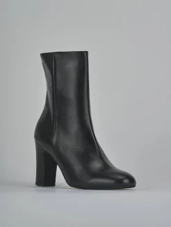 Stivaletti tacco 8cm pelle Donna Stivaletti Tacco Alto