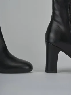 Stivaletti tacco 8cm pelle Donna Stivaletti Tacco Alto