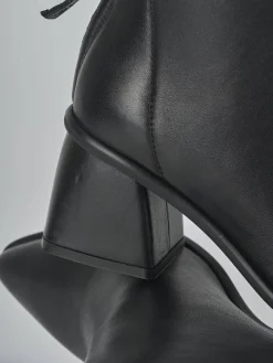 New Stivaletti tacco 6cm pelle Donna Stivaletti Tacco Alto