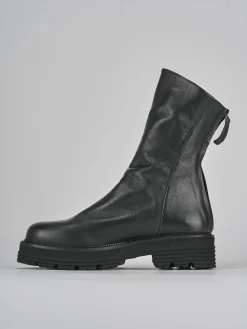 Outlet Stivaletti tacco 2cm pelle Donna Stivaletti Tacco Basso