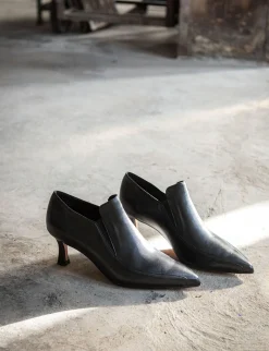 Sale Stivaletti tacco 5cm pelle Donna Stivaletti Tacco Alto