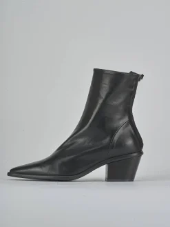 Stivaletti tacco 6cm pelle Donna Stivaletti Tacco Alto