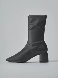 Stivaletti tacco 5cm pelle Donna Stivaletti Tacco Alto