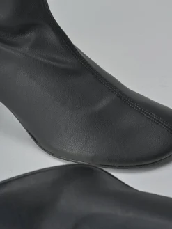 Stivaletti tacco 5cm pelle Donna Stivaletti Tacco Alto