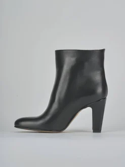 Stivaletti tacco 8cm pelle Donna Stivaletti Tacco Alto