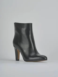 Stivaletti tacco 8cm pelle Donna Stivaletti Tacco Alto