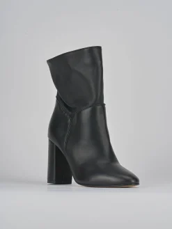 Outlet Stivaletti tacco 8cm pelle Donna Stivaletti Tacco Alto