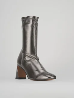 Discount Stivaletti tacco 8cm pelle Donna Stivaletti Tacco Alto