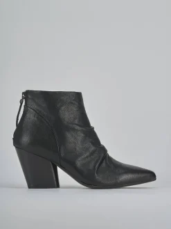 Outlet Stivaletti tacco 7cm pelle Donna Stivaletti Tacco Alto