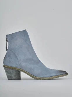 New Stivaletti tacco 5cm pelle Donna Stivaletti Tacco Alto