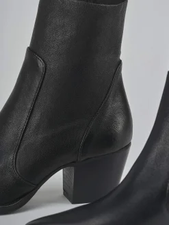 Stivaletti tacco 7cm pelle Donna Stivaletti Tacco Alto