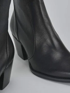 Stivaletti tacco 7cm pelle Donna Stivaletti Tacco Alto