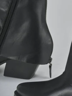 Clearance Stivaletti tacco 7cm pelle Donna Stivaletti Tacco Alto