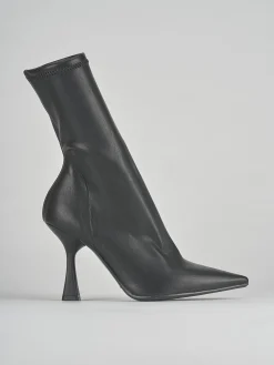 Outlet Stivaletti tacco 9cm pelle Donna Stivaletti Tacco Alto