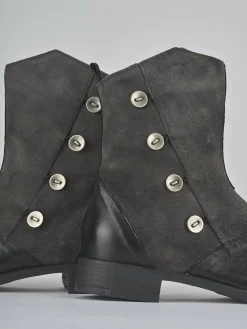 Hot Stivaletti tacco 2cm pelle Donna Stivaletti Tacco Basso