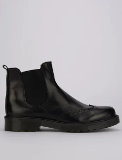 Clearance Stivaletti tacco 1cm pelle Uomo Stivaletti