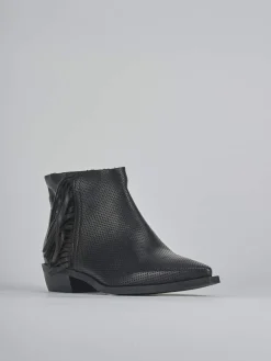 Clearance Stivaletti tacco 2cm pelle Donna Stivaletti Tacco Basso