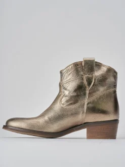 Clearance Stivaletti tacco 3cm pelle Donna Stivaletti Tacco Basso