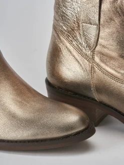 Clearance Stivaletti tacco 3cm pelle Donna Stivaletti Tacco Basso