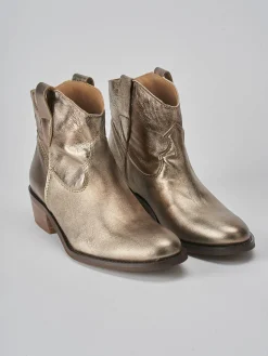 Clearance Stivaletti tacco 3cm pelle Donna Stivaletti Tacco Basso