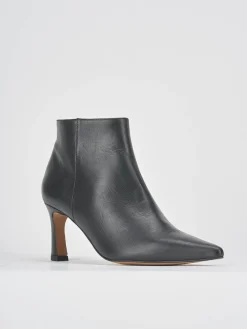 Outlet Stivaletti tacco 8cm pelle Donna Stivaletti Tacco Alto