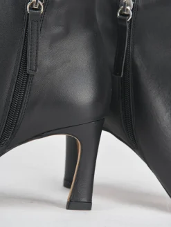 Outlet Stivaletti tacco 8cm pelle Donna Stivaletti Tacco Alto