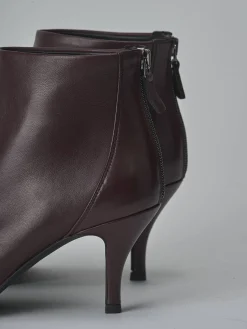 Outlet Stivaletti tacco 7cm pelle bordo' Donna Stivaletti Tacco Alto