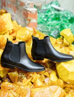 Clearance Stivaletti tacco 2cm pelle Donna Stivaletti Tacco Basso