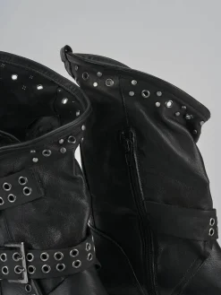 Discount Stivaletti tacco 3cm pelle Donna Stivaletti Tacco Basso