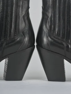 Discount Stivaletti tacco 9cm pelle Donna Stivaletti Tacco Alto