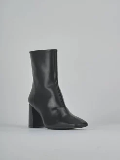 New Stivaletti tacco 7cm pelle Donna Stivaletti Tacco Alto