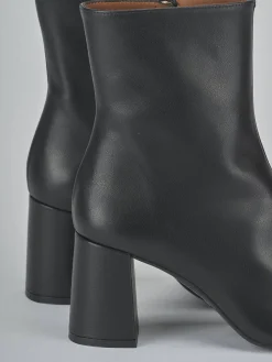 New Stivaletti tacco 7cm pelle Donna Stivaletti Tacco Alto